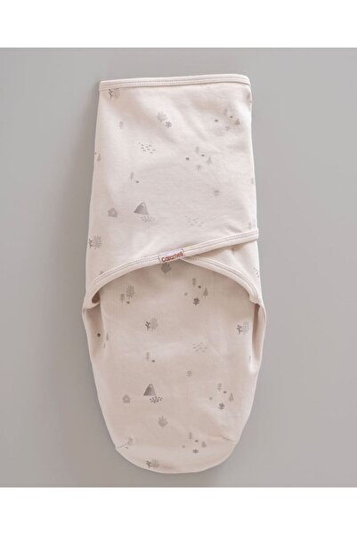 Caramell Baby Swaddle 100% Cotton Cute Forest Patterned Baby Boy Swaddle - 0-...