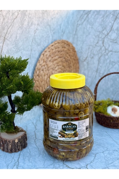 BABACAN GURME TURŞULARI Acı Jalapeno Biber Turşusu 5 Kg – Çıtır ve Lezzetli