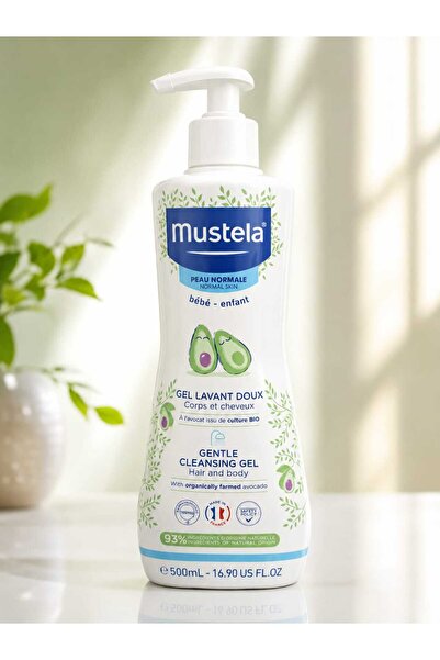 Mustela جل تنظيف لطيف لحديثي الولادة 500 مل