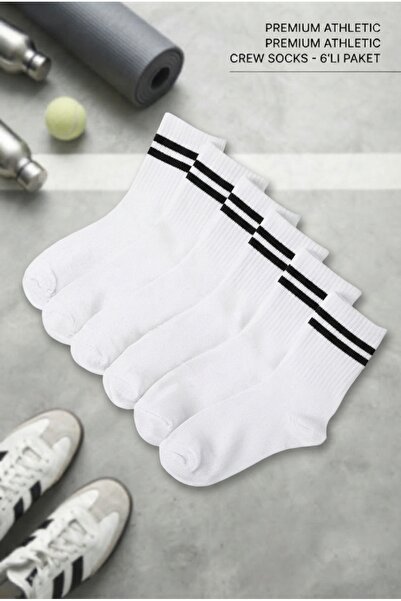HANKARAYEL Unisex Tenis Çorap 6’çift
