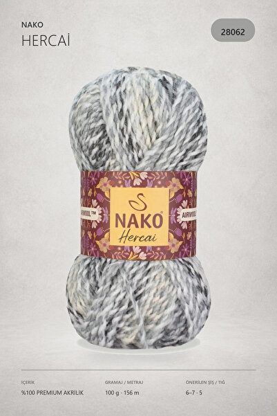 NAKO Hercai Ebruli El Örgü Ipi 28062