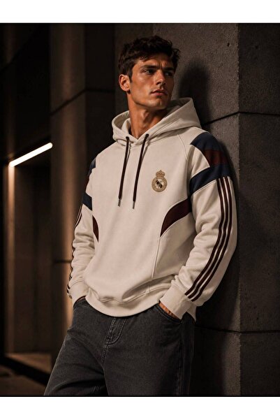 KUN SPORTSWEAR Vintage Color-Blocked Hoody Sweatshirt Oversized
