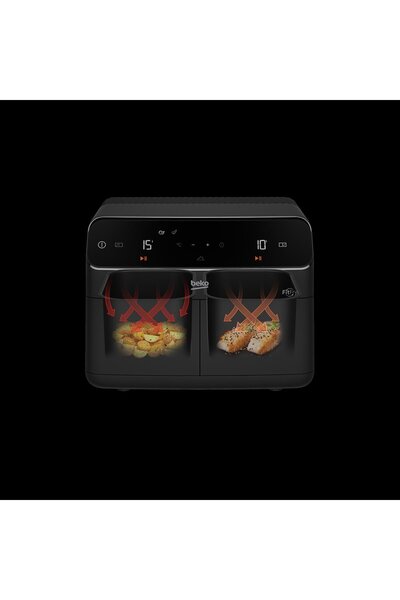Beko FR 8284 FitFry Az Yağlı Airfryer - Çift Hazneli