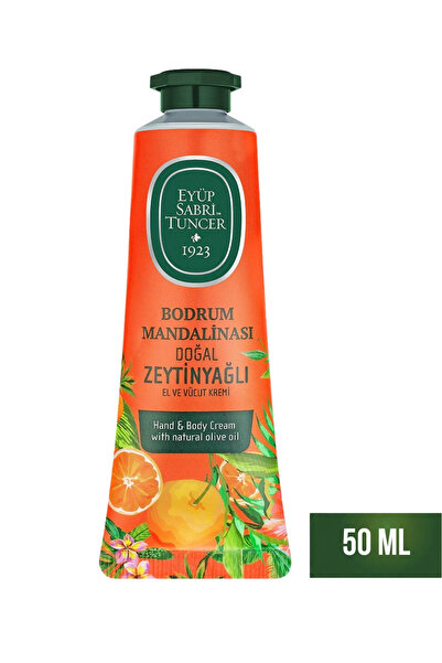 Eyüp Sabri Tuncer Bodrum Mandalinası Doğal Zeytinyağlı El ve Vücut Kremi 50 ml