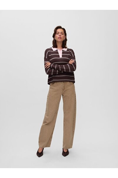 Vero Moda Strickpullover VMSTJERNI Gestricktes Poloshirt