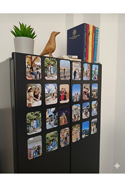 Sardeis Kişiye Özel Hediyelik Fotoğraflı Resimli Buzdolabı Magneti 6x9cm 25 adet
