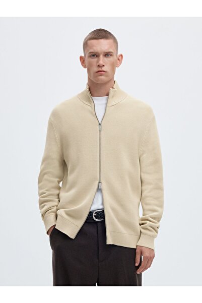 Selected Homme Pullover High Neck Reißverschluss