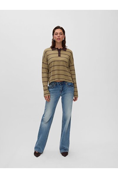 Vero Moda Strickpullover VMSTJERNI Gestricktes Poloshirt