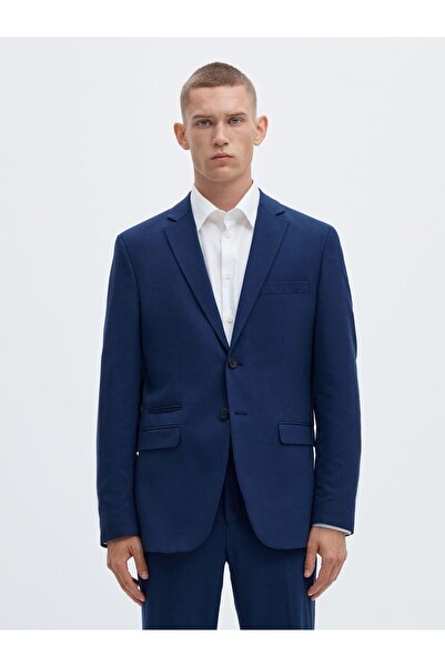 Selected Homme Blazer Gewebter Wollgemisch