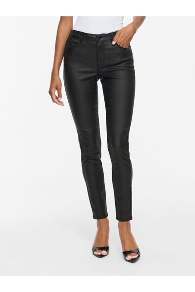 VILA Pantaloni slim-fit VISARAH acoperiți