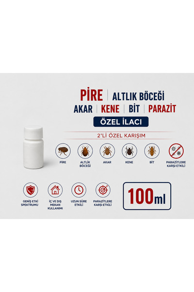 UCF TARIM Pire Özel Yıkıcı Etki 100ml / Kokusuz Kesin Sonuç