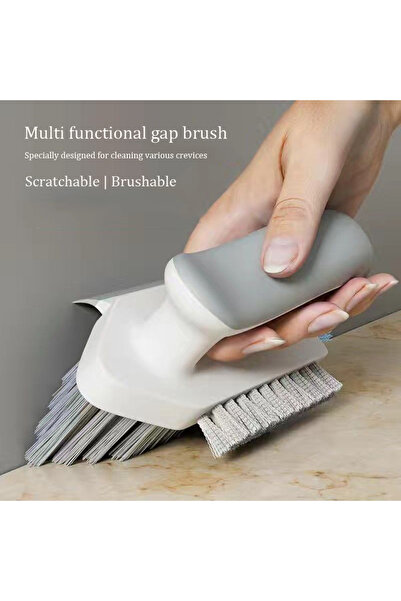Choice White gray Cleaning Brush Crevice Brush Deep Cleaning Scraper Ground S...