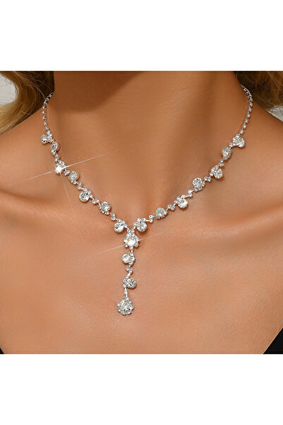 Choice 80217701-S 1PC Women's Fashion Geometric Design Necklace Jewelry Suita...