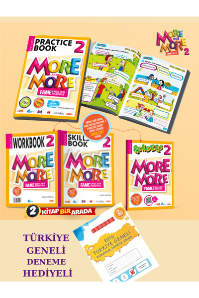 more&more Kurmay Yayınları 2. Sınıf Practıce Book & Workbook & Hikaye Seti & ...