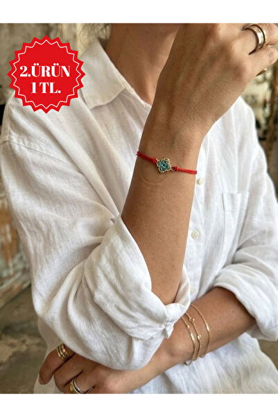 NevoAccessory Miyuki Louis Bileklik Kırmızı İp Ayarlanabilir Bileklik