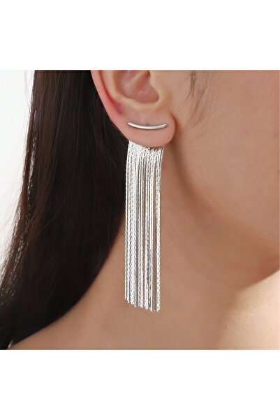 Choice 801031-S Ladies' Fashionable Tassel Unique High-End Earrings Suitable ...