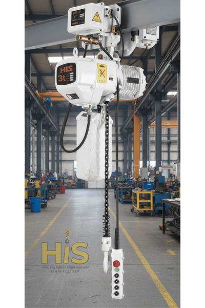 Shun 3 Ton 6 Metre 4 Hareketli Elektrikli Zincirli Caraskal Vinç 380V-7486063