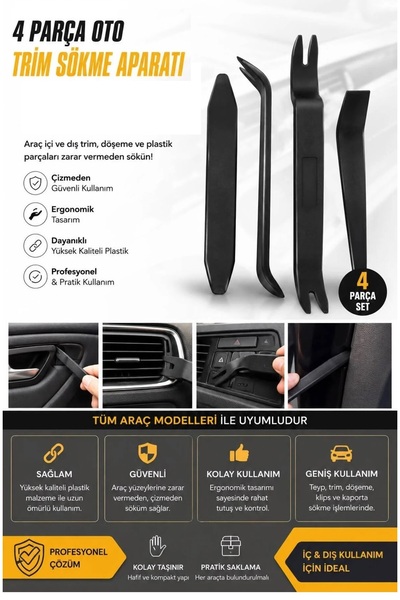 ZeuZ Auto Dashboard Remover Trim Tape Radio Door Console Disassembly Tool Set...
