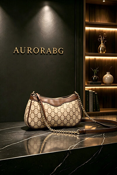 AURORABG حقيبة كتف نسائية من القماش المطبوع بتصميم عتيق، حقيبة كروس بودي بحزا...