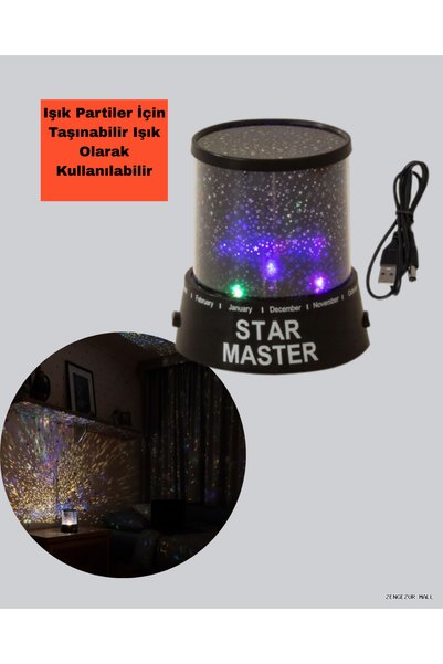 ZERO LAND Zengezur Led Color Changing Star Projector with Galaxy Effect (1732...