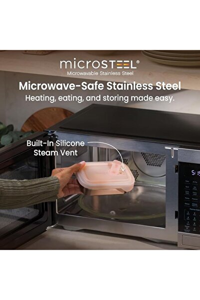 Bentgo Bentgo Microsteel Food & Heat Preservation Container - Microwave Safe & Sustainable & Reusable
