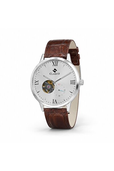 Clasico Monarch Luxury Men’s Automatic Mechanical Watch 42mm – Genuine Leathe...