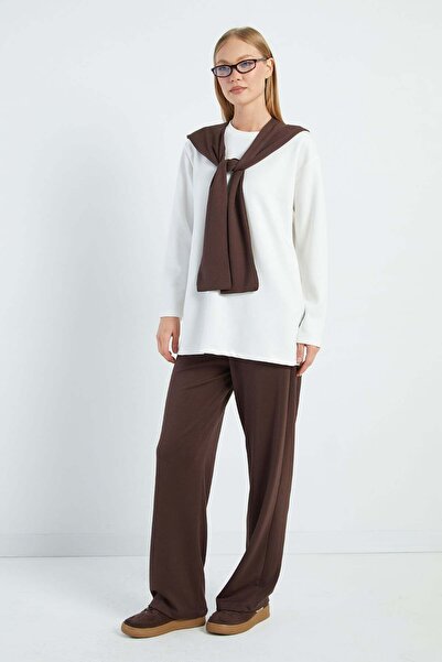 Fulla Moda Fullamodest Shawl Detailed Modal 3-Piece Set