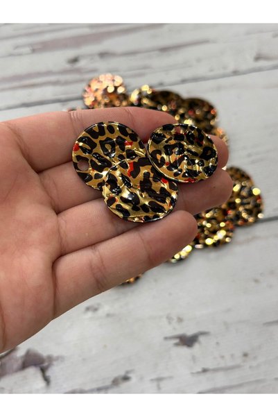 miraylahobi 25 mm (2.5 cm) Metalik Görünümlü Supla, Çanta, Hobi Pulu 25 gr (o...