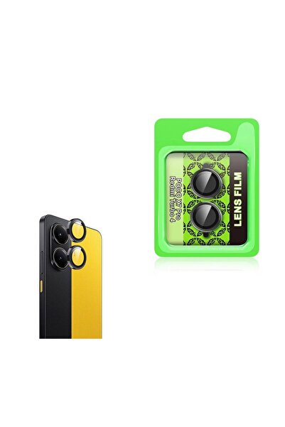 ENİLTECH Poco X7 Pro Compatible Camera Protection Lens Protector Tempered Gla...