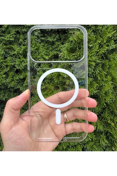 ENİLTECH Mi 17 Pro Uyumlu Kılıf İnce Sert Sararmaz Magsafe Kamera Kenarı Koru...