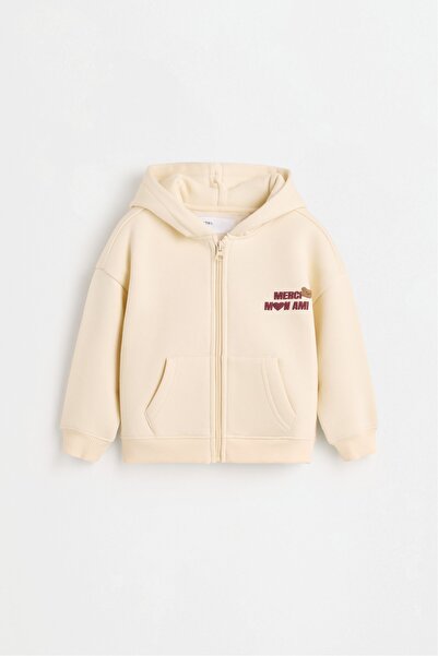 LEFTIES Fermuarlı kabartmalı sweatshirt