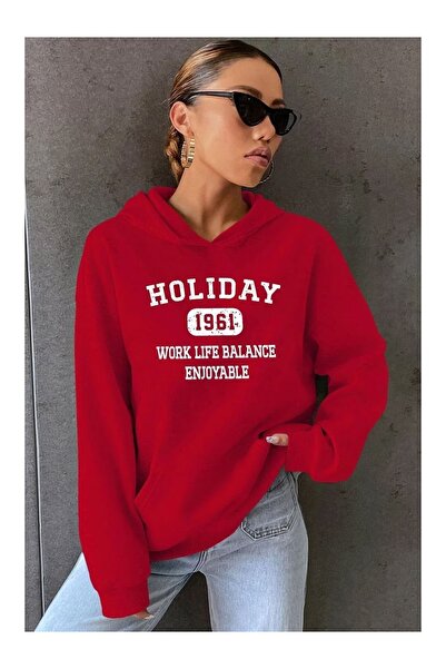 DAXİS Sportwear Company Holiday Oversize Hooded Sweatshirt