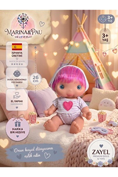 MARINA & PAU 26 cm PAU BASIC Maria Oyuncak Bebek | İspanyol Bebek