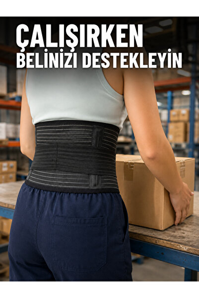 izbul Adjustable Waist Corset with Elastic Support Band for Work and Daily Use
