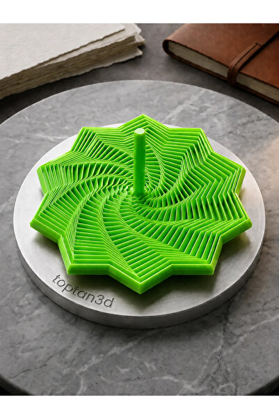 Toptan3D Spiral Fidget Oyuncak - 10 Kenarlı Yıldız Illüzyonlu Stres Oyuncağı ...