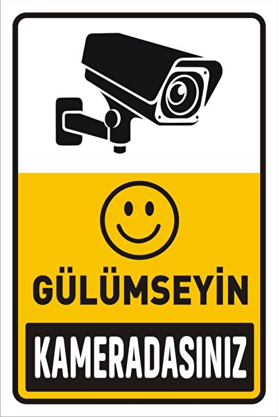 Güvenlik Kamerası Levhası
