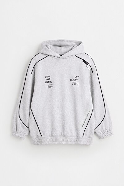LEFTIES Şerit detaylı interlok sweatshirt