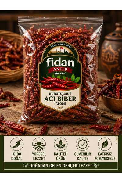 kurutulmuş acı biber (atom) 100g
