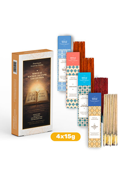 Bhagwan Incense Sacred Biblical Incense Collection 4x15g - Spiritual Christma...