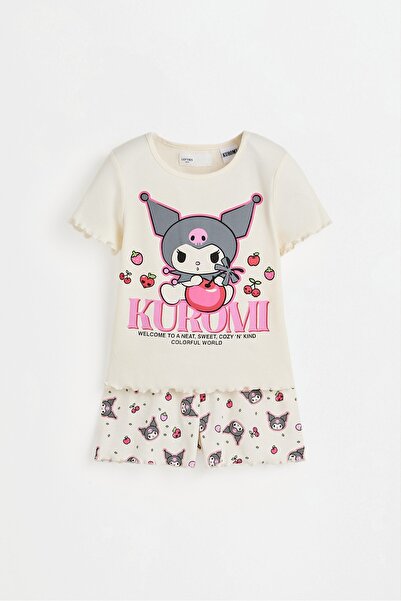 LEFTIES Kuromi ©SANRIO kısa pijama takımı