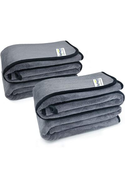 SOFTSPUN Softs Bon Super Absorbent Microfiber Cloth 500Gsm 35X75Cm, Pack of 2...