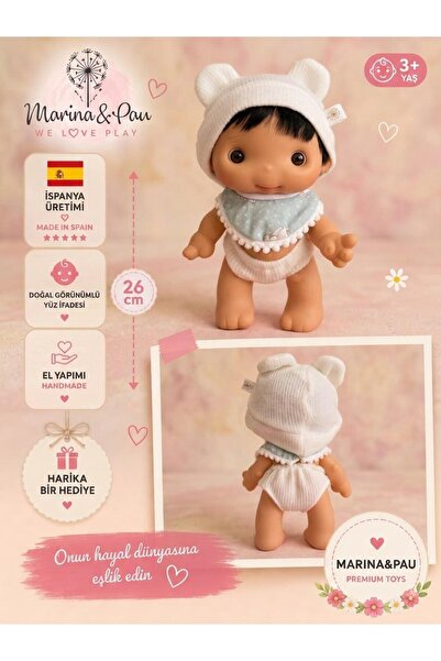 MARINA & PAU 26 cm PAU BASIC Diego Oyuncak Bebek | İspanyol Bebek