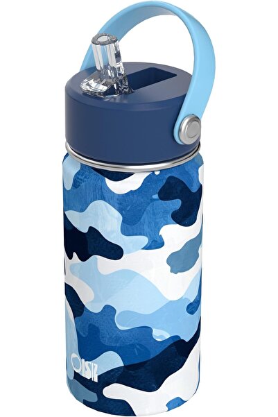 GENERAL Oyesz Kids Water Bottle with Straw Lid 14Oz/400Ml 316 Stainless Steel...