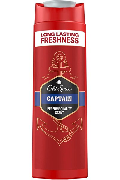 Old Spice اولد سبايس جل استحمام وشامبو 3 في 1 للرجال من كابتن (250 مل)، منظف ...
