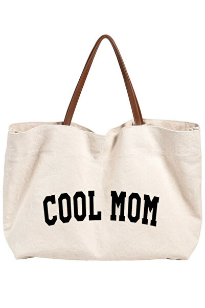 Marecot Canvas Mother Child Shoulder Bag Large Volume Brown Handle Daily Tote...