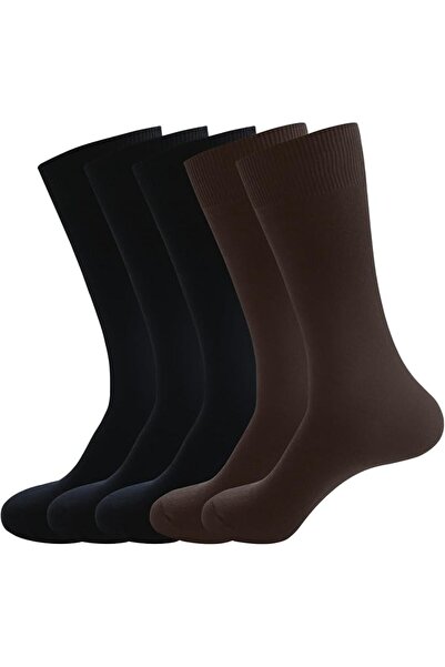 GENERAL Men's Cotton Mid-Calf Formal Socks Casual Style Long Soft Breathable ...