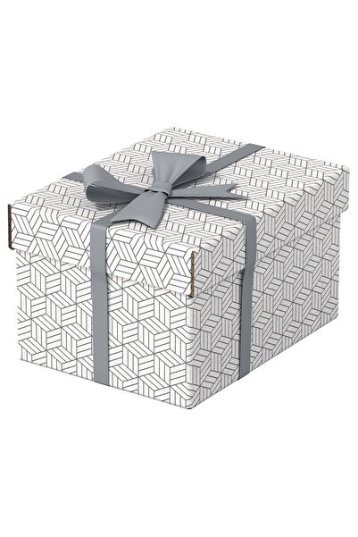MC Micostore Storage box with lid 25 x 20 x 15 cm white recycled esselte
