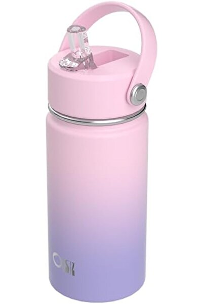 GENERAL Oyes Kids Water Bottle with Straw Lid 14Oz/400Ml, 316 Stainless Steel...