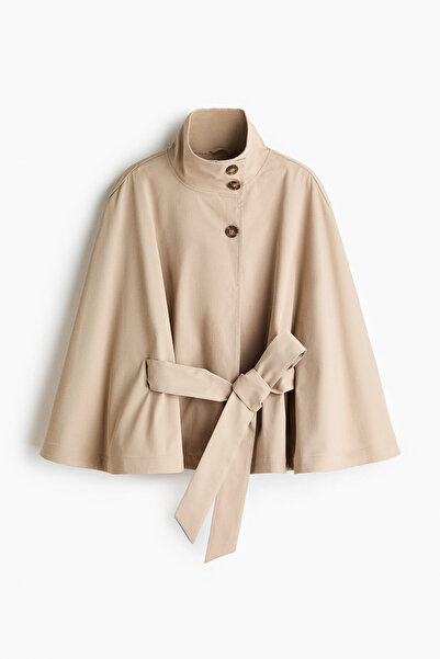 H&M Gabardin Pelerin Ceket
