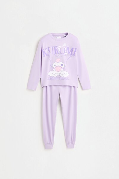 LEFTIES Kuromi ©SANRIO uzun pijama takımı
